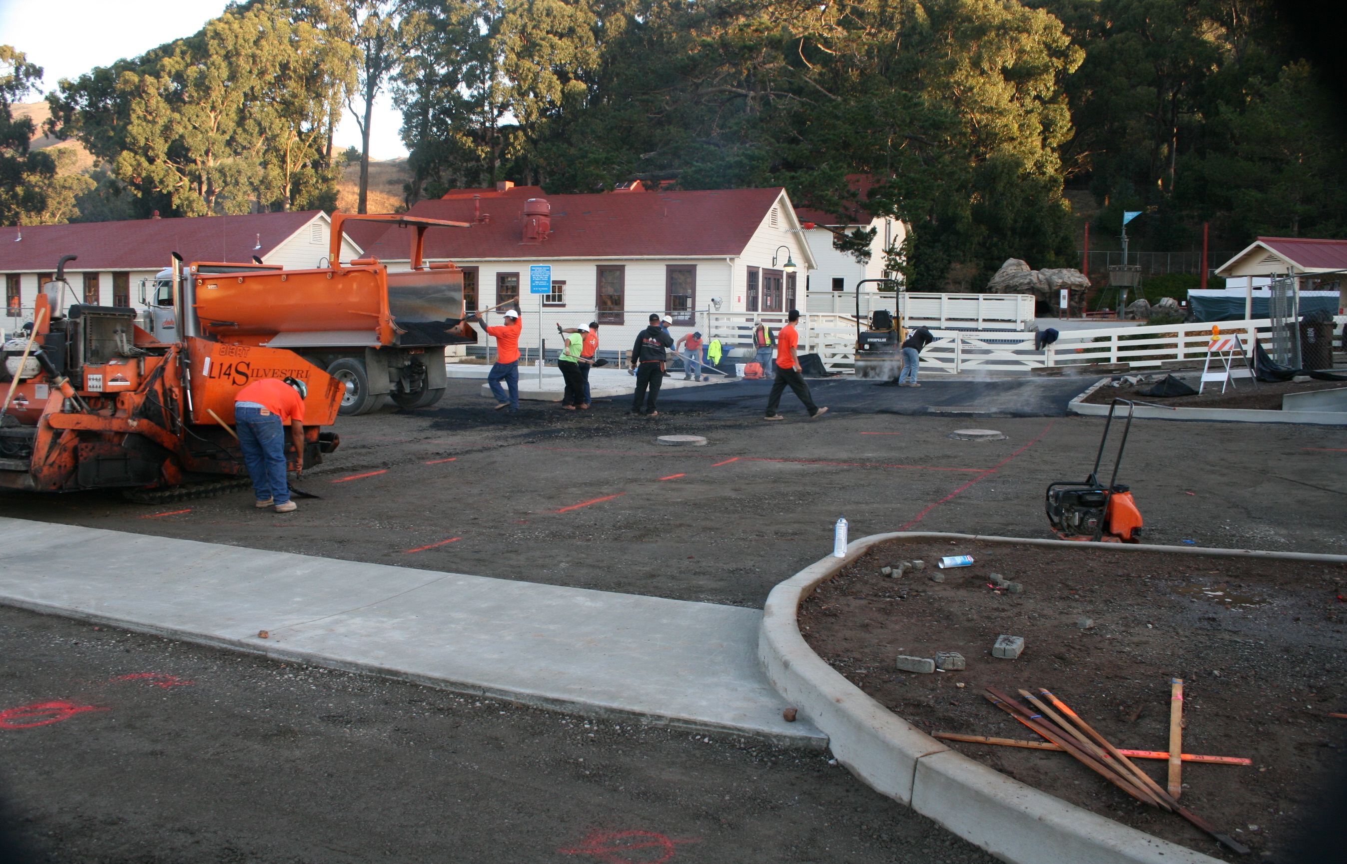 LArge paving constuction project